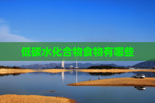 低碳水化合物食物有哪些