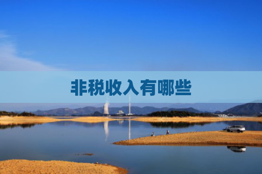 非税收入有哪些