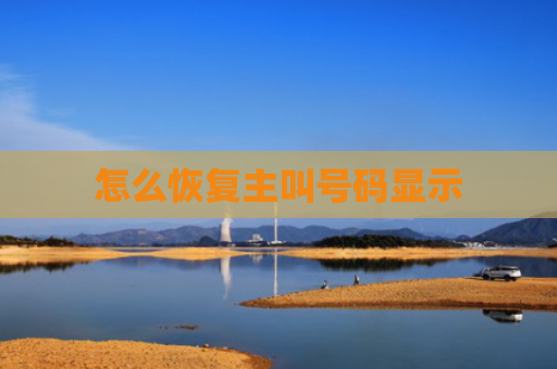 怎么恢复主叫号码显示