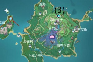 原神稻妻地图七天神像位置在哪里