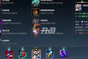 LOL手游莫甘娜中单出装方案