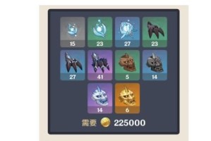 原神冬极白星突破材料攻略