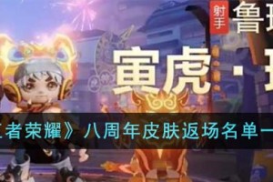王者荣耀八周年皮肤返场名单有哪些